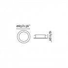 Encastrable blanc led mini