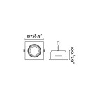 Encastrable blanc yes 1 ampoule