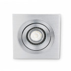 Encastrable gris plano 1 ampoule