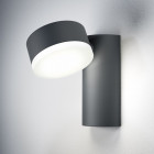 Endura style spot applique extérieure 8 watt rond - finition - gris