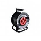 Enrouleur rallonge 3g1,5mm2 + 4 prises ip20 - longueur - 40 mètres