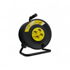 Enrouleur rallonge 3g1,5mm2 + 4 prises ip20 - longueur - 50 mètres