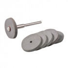 Ensemble de disques à polir en caoutchouc pour outil rotatif 7 pcs - 22 mm de diamètre