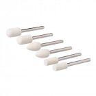 Ensemble de pointes de polissage en feutre pour outil rotatif 6 pcs - 6, 8 mm de diamètre
