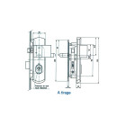 Ensemble de portes blindé julia palière vachette a2p** niveau protection 1