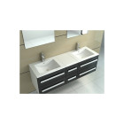 Ensemble meuble salle de bains double vasque koral