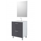 Mennza ensemble de salle de bain daia - Couleur et dimension du meuble au choix