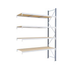 Rayonnages mi-lourd MANORGA EPSIVOLH.2000 x L.2500Prof.600 mm - Suivant - 3 niveaux - ZRRAYOSLD202560S2