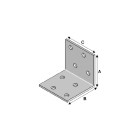 Equerre sans renforts 40x40x40x2.0 ALSAFIX EA04040420