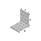 Equerre perforée 60x60x40x2.0 ALSAFIX EP06060420