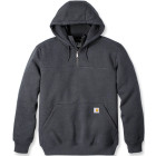 Sweat à capuche Rain Defender quart de zip - T.M - Gris carbone - CARHARTT - S1100617026M