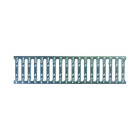 Grille passerelle en acier galvanisé a15 long.1mètre - pmr pour caniveaux mea larg.utile 100mm