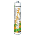 Mastic-colle polyuréthane - bâtiment - cartouche 300 ml - Polyflex 442 DEN BRAVEN - NOIR - 31000243