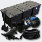 Kit:filtration de bassin 90000l stérilisateur pompe skimmer fontaine helloshop26 4216469