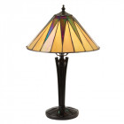 Lampe dark star, verre et résine