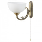Applique murale laiton classic 1 ampoule 23 cm