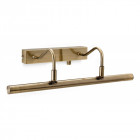 Applique led picture avec variateur, laiton antique, 45 cm