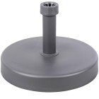 Pied parasol 25kg gris anthracite