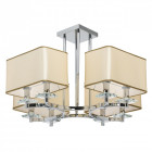 Suspension chromée elegance 8 ampoules 46 cm