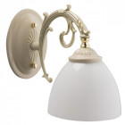 Applique murale beige classic 1 ampoule 30 cm