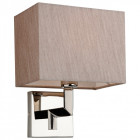 Applique lex, avec abat-jour perle