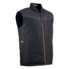 Gilet de travail bodywarmer matelassé réversible FACOM Flag Noir/Rouge Taille S - FXWW5010E-S