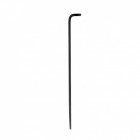 Piquet de jardin noire flow 1 ampoule