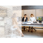 Film Décoratif Transparent à Motif Lianes Dépolies – Élégance & Intimité - largeur & longueur au choix