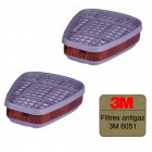 Filtres antigaz 3m 6051 a1 x 2