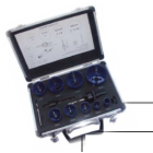 Coffret 9 scie trépan acier 19 à 67 mm Fisch