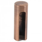 Demi cache-fiche D. externe 17,2/ interne 16 50mm de hauteur cuivrée lot de 6