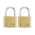 Lot de 2 cadenas marche-ensemble 30mm, idéal pour les casier, armoiresboite à outils. - fichet