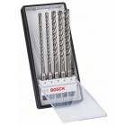 Coffret 5 forets béton 4 taillants sds-plus 7x expert bosch 6/6/8/8/10 mm - 2608900198