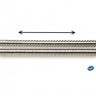 Flexible de douche extensible anti-torsion en inox chromé NF