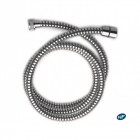 Flexible de douche noir et chromé anti-torsion en PVC renforcé NF Longueur du flexible - 2,0 m