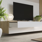 Jeu de coulisses invisibles Silver, Coulisse à sortie totale, fermeture amortie, profondeur 250mm, acier, zingué