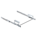 Coulisses pour table extensible et relevable Oplà Top, Aluminium, Acier inox anodisé