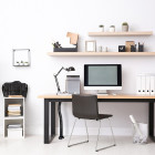 Colonne passe-câbles Hexa, plastique, noir Colonne passe-câbles Hexa, plastique, noir