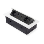 Multiconnecteur Atom 26 A+C pour bureau, EU, Acier et Plastique et Zamak, couleur au choix