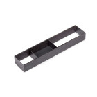 Orderbox Rangement de tiroirs, 100x470mm, Acier et Bois, Gris anthracite