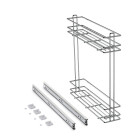 Porte-bouteilles extractible SupraMax, module 150mm, acier, chromé