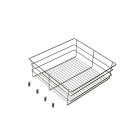 Tiroir en fil métallique pour armoires et dressings Quartz - Dimensions aux choix