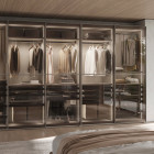 Rack avec glissières à extension totale et à fermeture douce pour accessoires d'armoire Quartz, 612-638mm, Aluminium et plastique, Titane