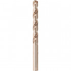 Foret hélicoïdal avec queue cylindrique courte, en acier à coupe rapide à 5 % de cobalt, type Ti, DIN 338, surface sans revêtement, Ø h8 : 1,20 mm