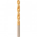 Foret hélicoïdal avec queue cylindrique, en acier à coupe rapide, type N, DIN 338, surface avec revêtement TiN, Ø h8 : 6,00 mm, Long. totale 93 mm