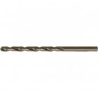 Foret hélicoïdal avec queue cylindrique longue, en acier à coupe rapide, type N, DIN 340, profil rectifié, surface traitée à la vapeur, Ø h8 : 4,10 mm