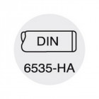 Foret hélicoïdal en carbure monobloc, SuperLine, 5 x D, DIN 6535-HA, surface FIRE, Ø m7 : 13,00 mm, Long. totale 124 mm, Long. hélice 77 mm Foret hélicoïdal en carbure monobloc, SuperLine, 5 x D, DIN 6535-HA, surface FIRE, Ø m7 : 13,00 mm, Long. totale 124 mm, Long. hélice 77 mm