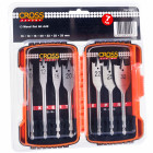 Mèches plates à bois en coffret 7 pièces Mèches plates à bois en coffret 7 pièces