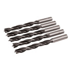 Forets à pointe et double tranchant - 10 mm 5 pcs