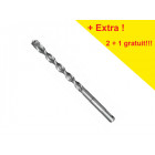 Pack de 3 forets à béton à queue SDS-Plus X5-L SDS-plus-7 Ø10mm longueur 160mm BOSCH 2608587746